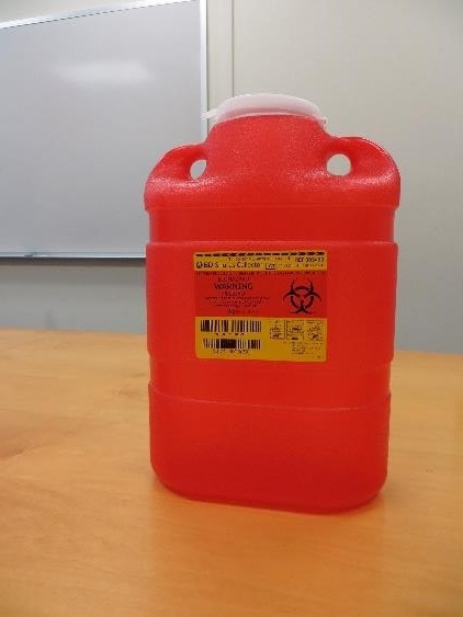 2 gallon sharps container