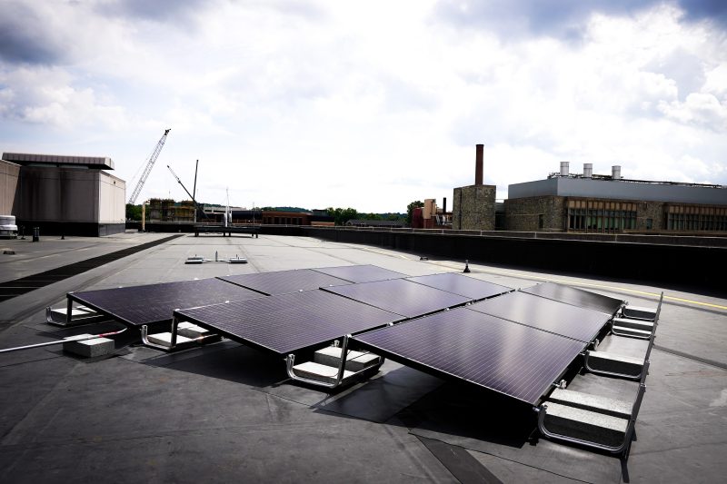 Solar Panels on top of Durham Hall